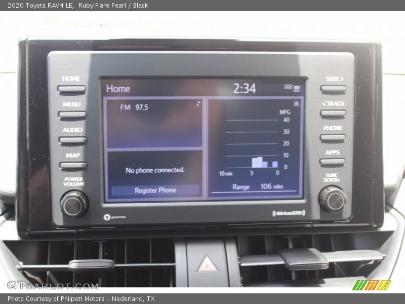 Ruby Flare Pearl / Black 2020 Toyota RAV4 LE