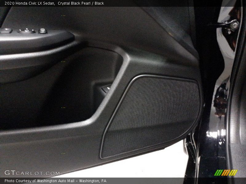 Crystal Black Pearl / Black 2020 Honda Civic LX Sedan