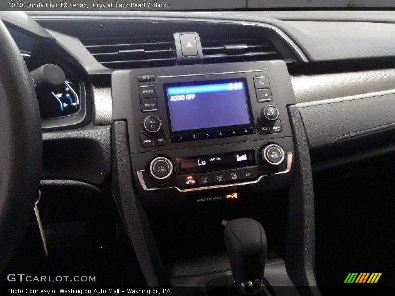 Crystal Black Pearl / Black 2020 Honda Civic LX Sedan
