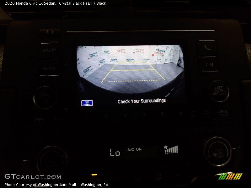 Crystal Black Pearl / Black 2020 Honda Civic LX Sedan