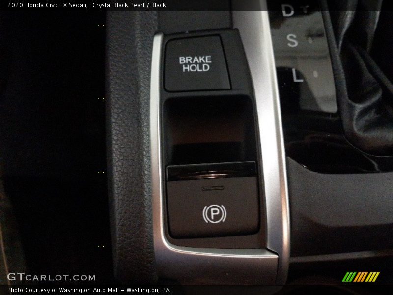 Crystal Black Pearl / Black 2020 Honda Civic LX Sedan