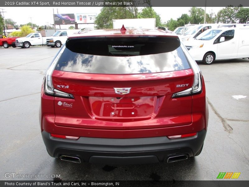 Red Horizon Tintcoat / Light Wheat/Jet Black 2019 Cadillac XT4 Sport