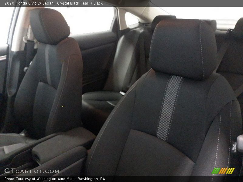 Crystal Black Pearl / Black 2020 Honda Civic LX Sedan