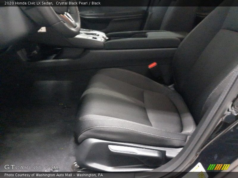 Crystal Black Pearl / Black 2020 Honda Civic LX Sedan