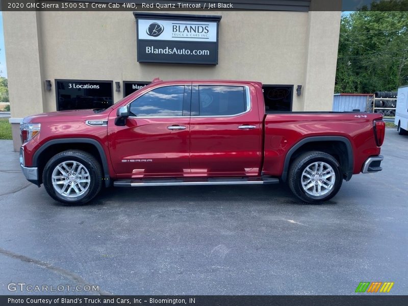 Red Quartz Tintcoat / Jet Black 2020 GMC Sierra 1500 SLT Crew Cab 4WD