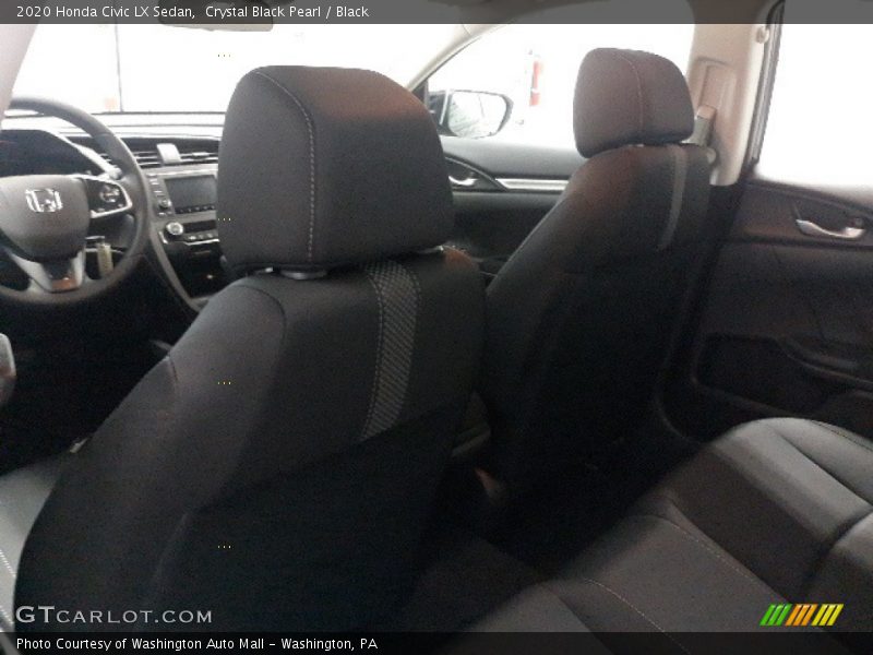 Crystal Black Pearl / Black 2020 Honda Civic LX Sedan
