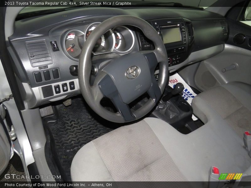 Silver Streak Mica / Graphite 2013 Toyota Tacoma Regular Cab 4x4