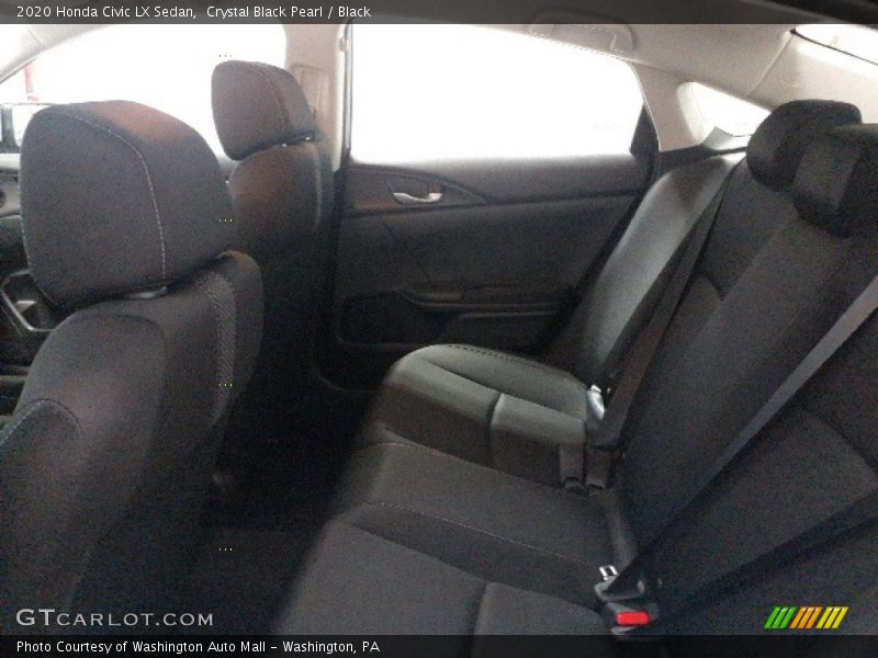 Crystal Black Pearl / Black 2020 Honda Civic LX Sedan