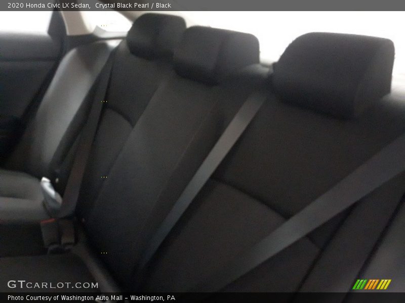 Crystal Black Pearl / Black 2020 Honda Civic LX Sedan