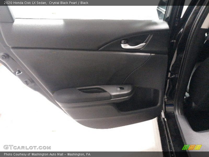 Crystal Black Pearl / Black 2020 Honda Civic LX Sedan