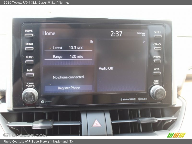 Super White / Nutmeg 2020 Toyota RAV4 XLE