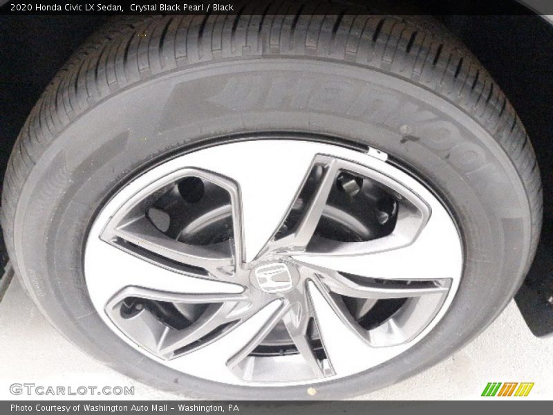 Crystal Black Pearl / Black 2020 Honda Civic LX Sedan