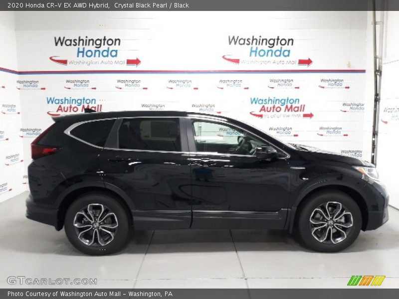 Crystal Black Pearl / Black 2020 Honda CR-V EX AWD Hybrid