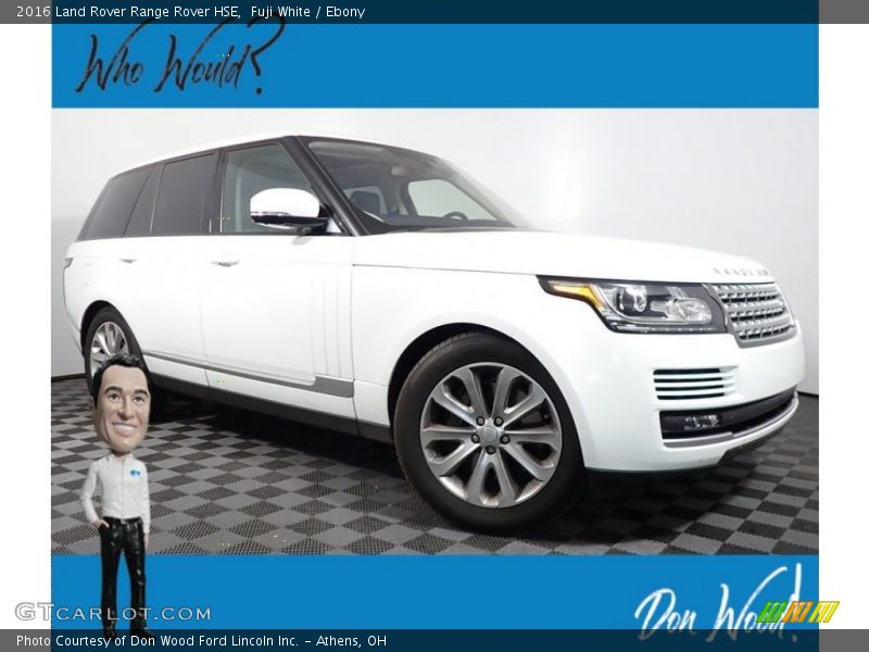 Fuji White / Ebony 2016 Land Rover Range Rover HSE