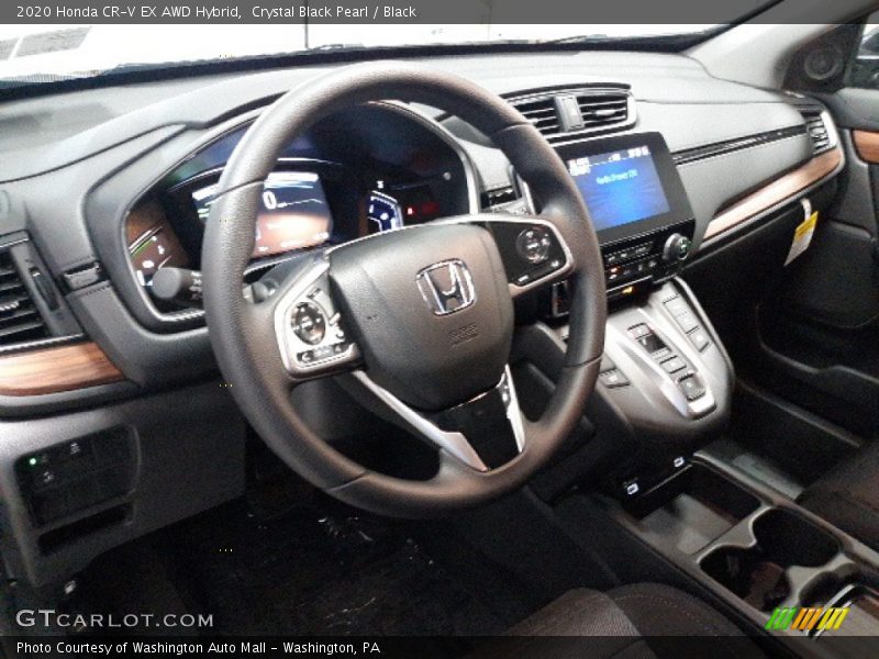 Crystal Black Pearl / Black 2020 Honda CR-V EX AWD Hybrid
