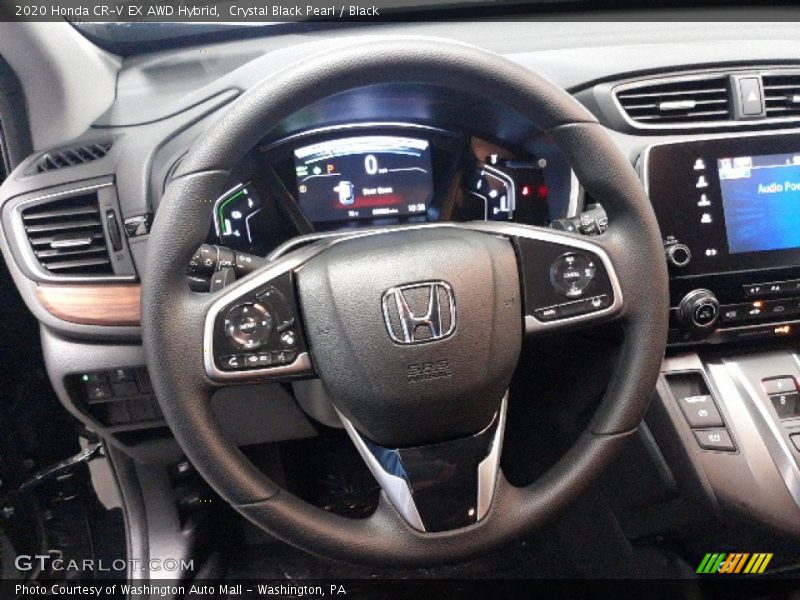 Crystal Black Pearl / Black 2020 Honda CR-V EX AWD Hybrid