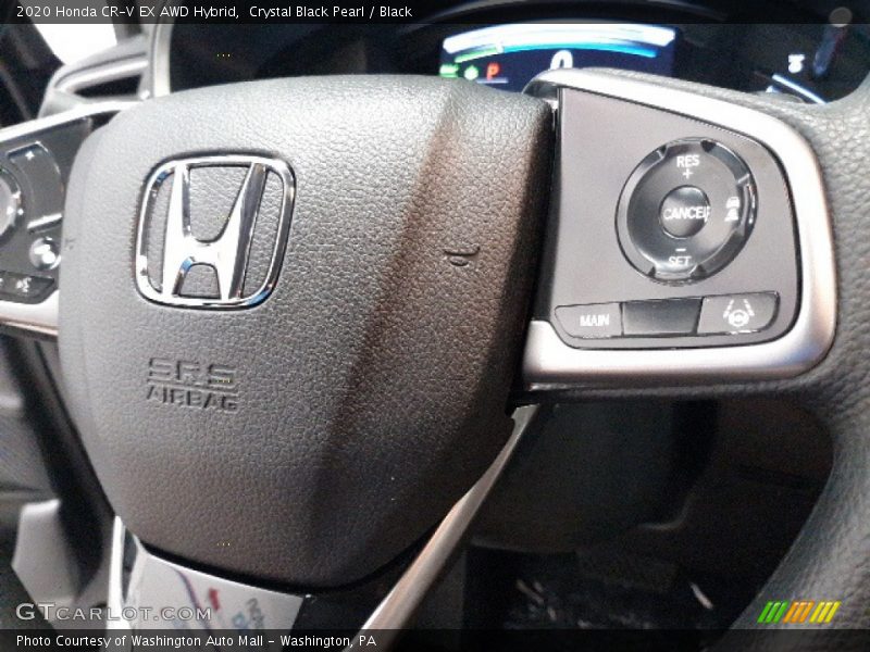 Crystal Black Pearl / Black 2020 Honda CR-V EX AWD Hybrid