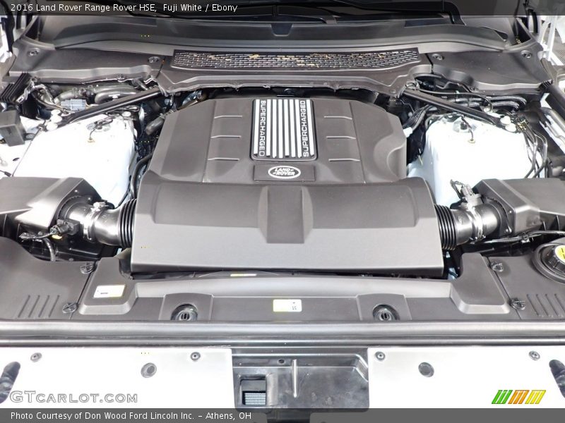 Fuji White / Ebony 2016 Land Rover Range Rover HSE
