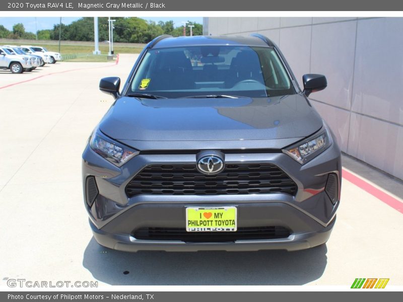 Magnetic Gray Metallic / Black 2020 Toyota RAV4 LE