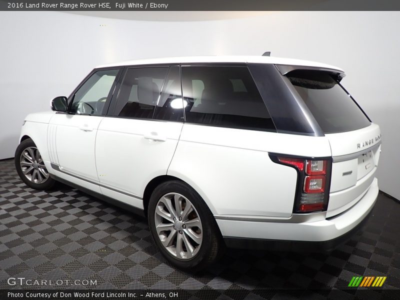 Fuji White / Ebony 2016 Land Rover Range Rover HSE