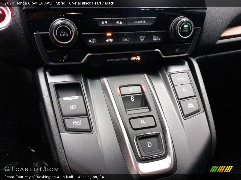 Crystal Black Pearl / Black 2020 Honda CR-V EX AWD Hybrid
