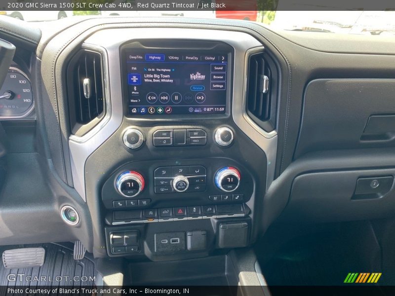 Red Quartz Tintcoat / Jet Black 2020 GMC Sierra 1500 SLT Crew Cab 4WD