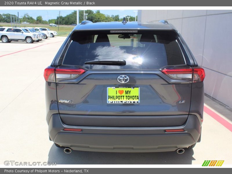 Magnetic Gray Metallic / Black 2020 Toyota RAV4 LE