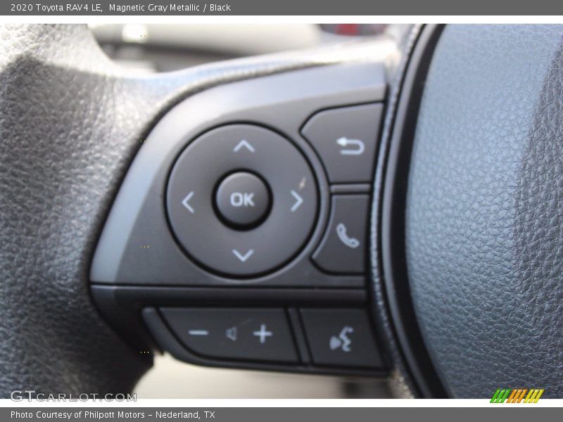Magnetic Gray Metallic / Black 2020 Toyota RAV4 LE