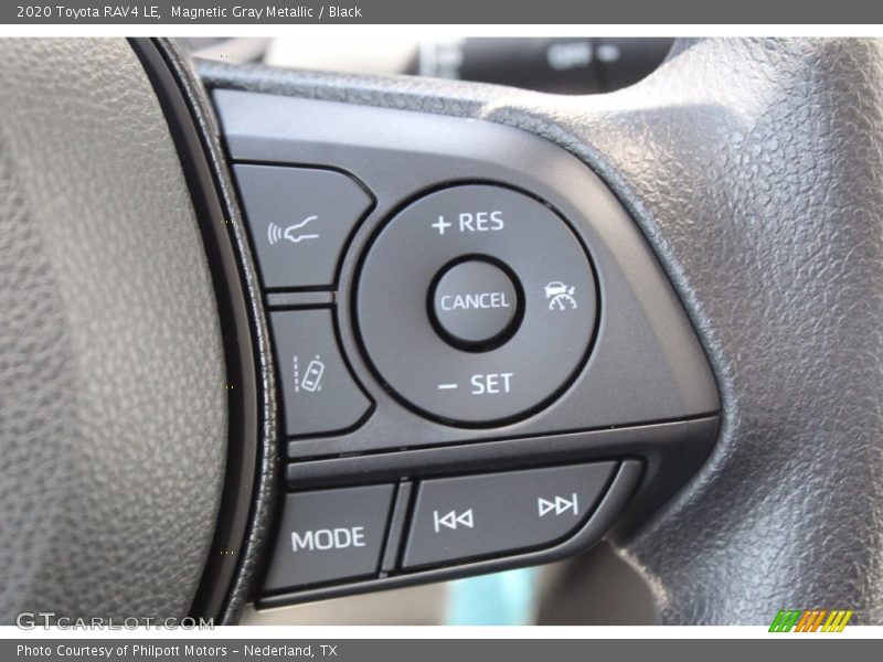 Magnetic Gray Metallic / Black 2020 Toyota RAV4 LE