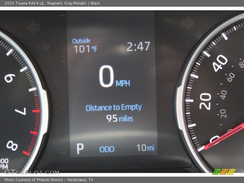 Magnetic Gray Metallic / Black 2020 Toyota RAV4 LE