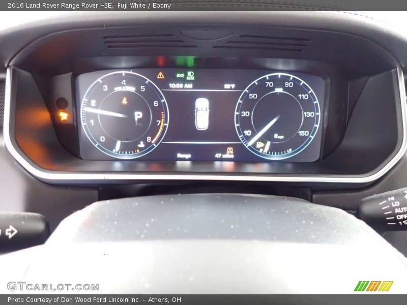 Fuji White / Ebony 2016 Land Rover Range Rover HSE