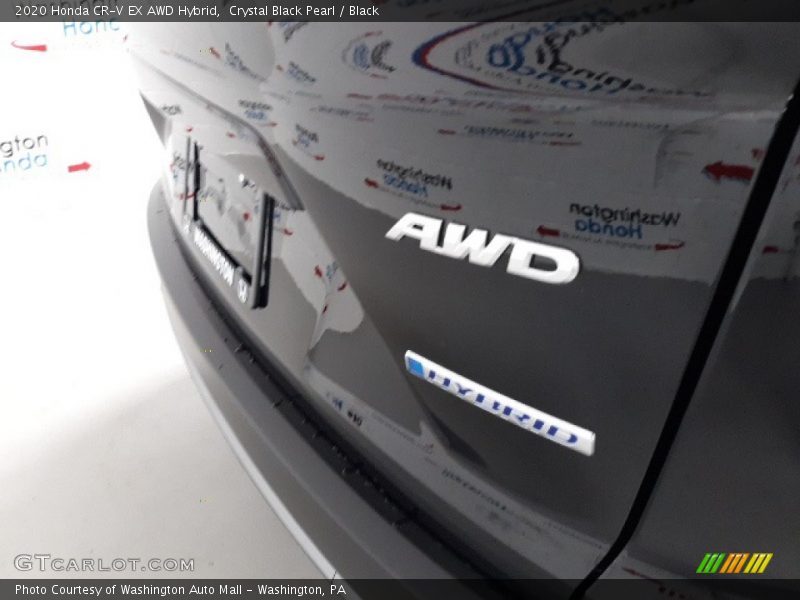 Crystal Black Pearl / Black 2020 Honda CR-V EX AWD Hybrid