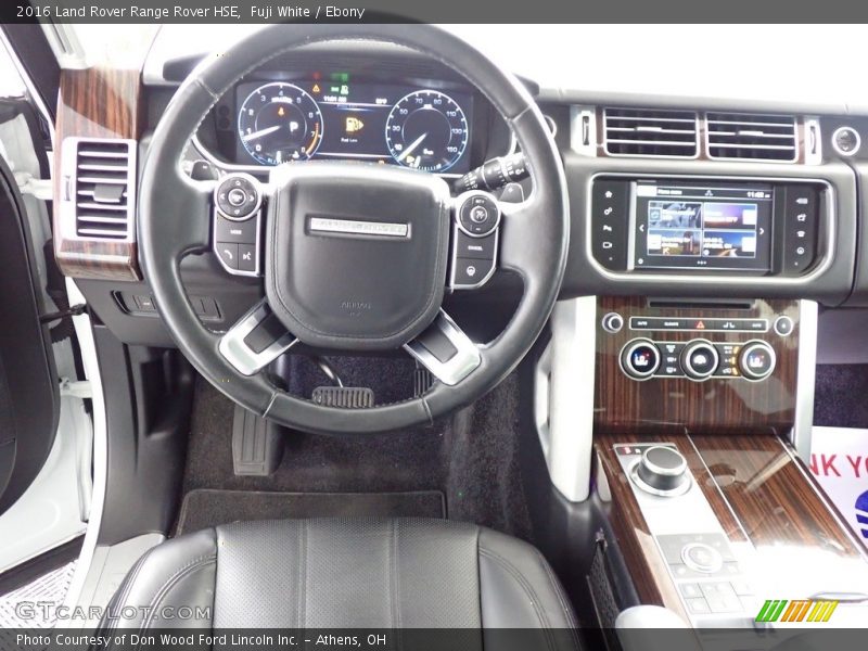 Fuji White / Ebony 2016 Land Rover Range Rover HSE