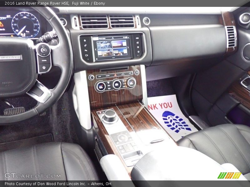 Fuji White / Ebony 2016 Land Rover Range Rover HSE