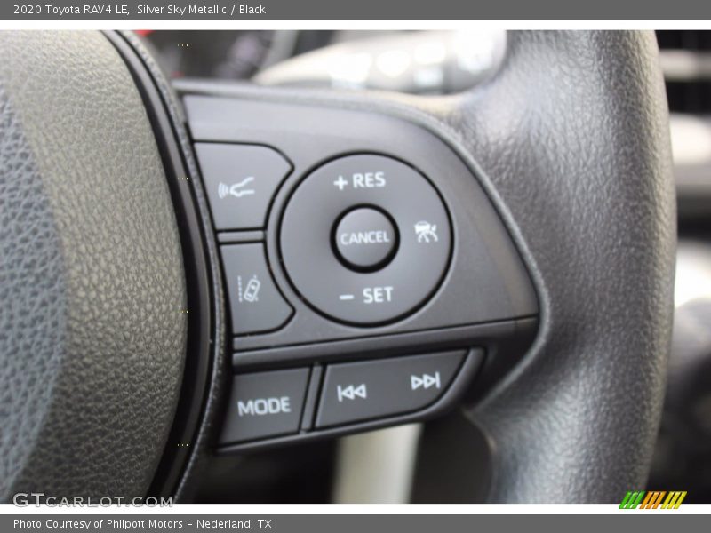 Silver Sky Metallic / Black 2020 Toyota RAV4 LE