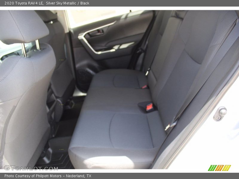 Silver Sky Metallic / Black 2020 Toyota RAV4 LE