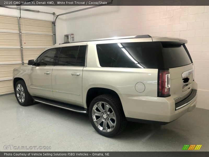 White Frost Tricoat / Cocoa/Shale 2016 GMC Yukon XL Denali 4WD