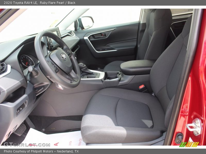 Ruby Flare Pearl / Black 2020 Toyota RAV4 LE