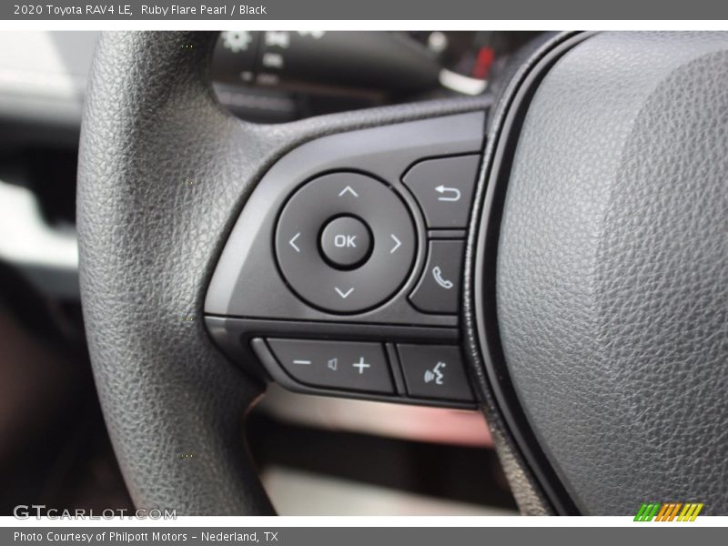 Ruby Flare Pearl / Black 2020 Toyota RAV4 LE