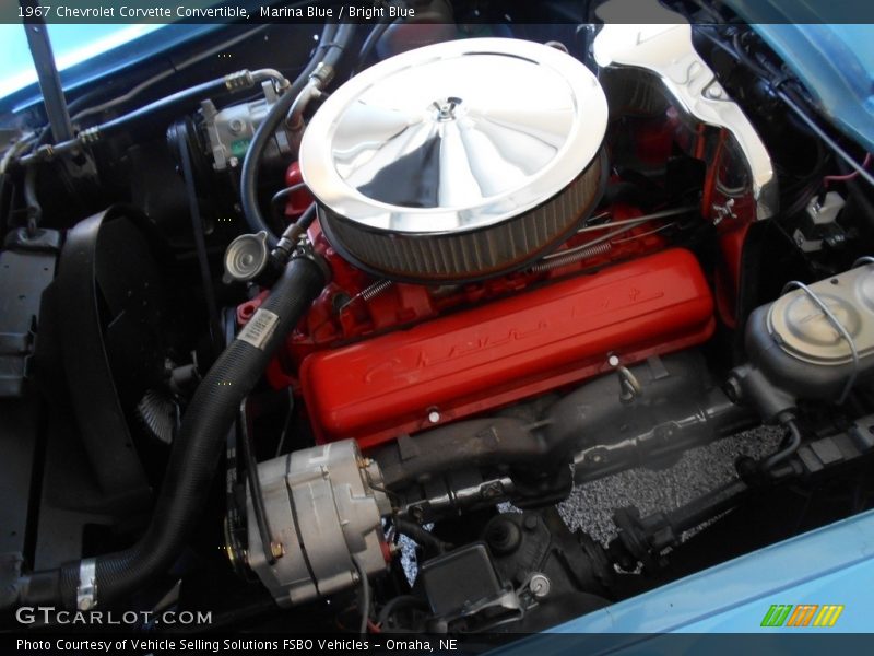  1967 Corvette Convertible Engine - 327 cid OHV 16-Valve V8