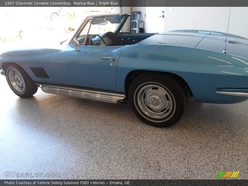 Marina Blue / Bright Blue 1967 Chevrolet Corvette Convertible