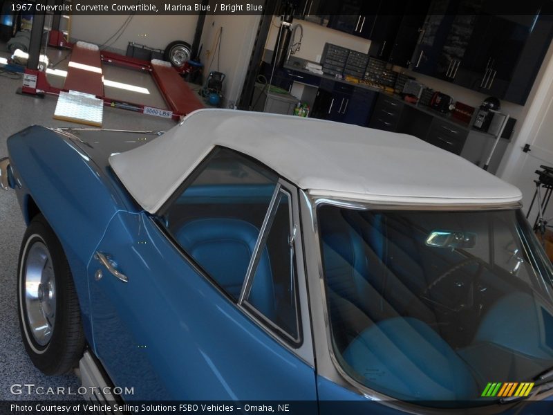 Marina Blue / Bright Blue 1967 Chevrolet Corvette Convertible