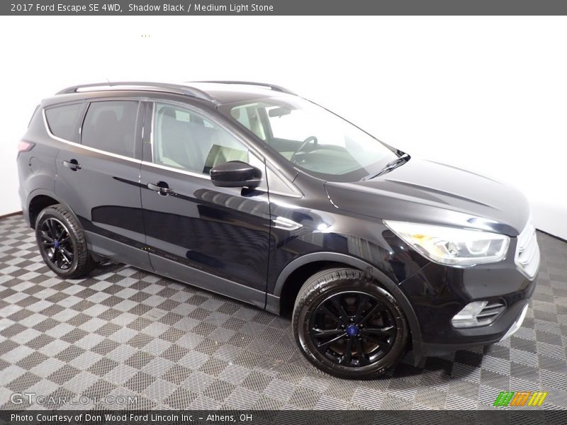 Shadow Black / Medium Light Stone 2017 Ford Escape SE 4WD