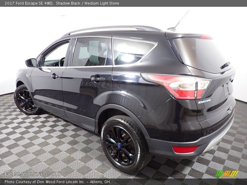Shadow Black / Medium Light Stone 2017 Ford Escape SE 4WD