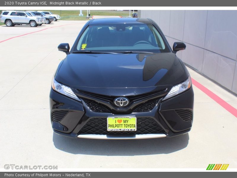 Midnight Black Metallic / Black 2020 Toyota Camry XSE