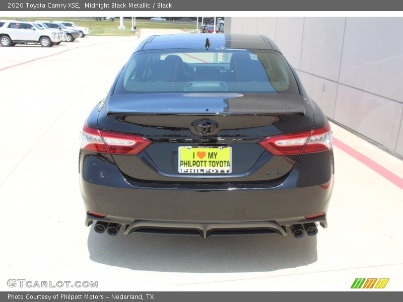 Midnight Black Metallic / Black 2020 Toyota Camry XSE