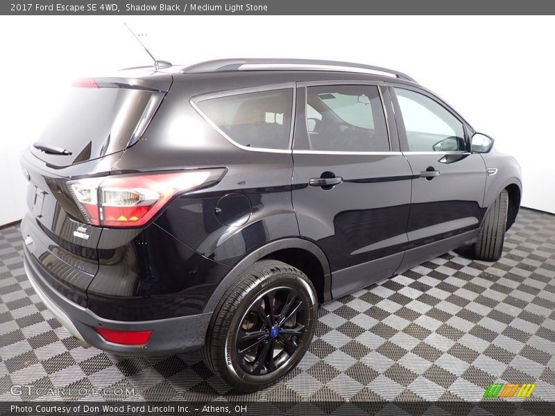 Shadow Black / Medium Light Stone 2017 Ford Escape SE 4WD