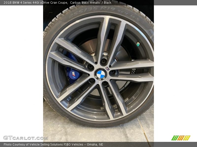 Carbon Black Metallic / Black 2018 BMW 4 Series 440i xDrive Gran Coupe