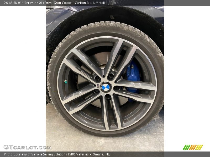 Carbon Black Metallic / Black 2018 BMW 4 Series 440i xDrive Gran Coupe