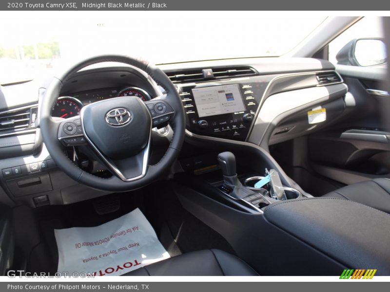 Midnight Black Metallic / Black 2020 Toyota Camry XSE